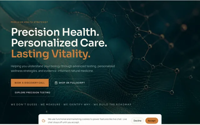 Doctor Daymaker Precision Health website thumbnail